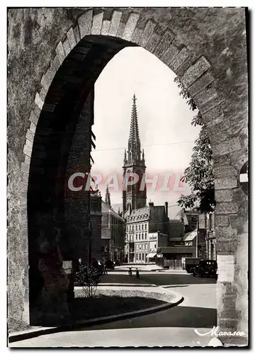 Moderne Karte Mulhouse De La Porte du Bollwerk vue sur Saint Etienne