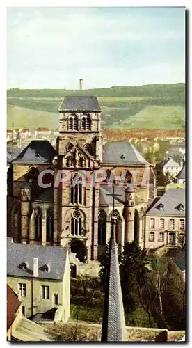 Moderne Karte Trier Mosel Treves Moselle Dom und Liebfrauenkirche