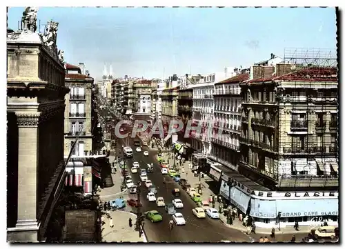 Cartes postales moderne Marseille La Canebiere Grand Cafe Glacier