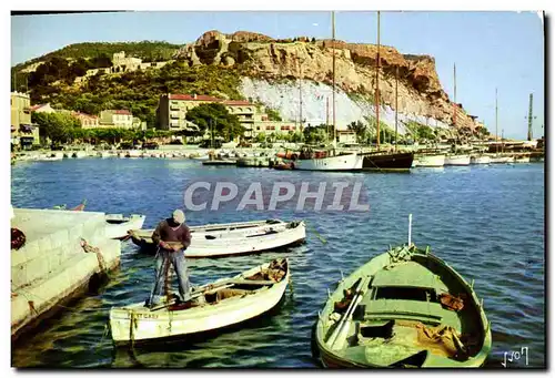 Moderne Karte Couleurs Et Lumiere de france La Cote D&#39Azur Miracie de la nature Cassis Le port et la massif