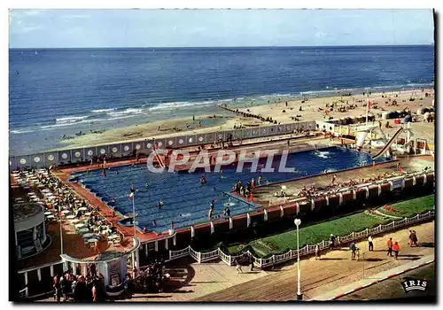 Cartes postales moderne Trouville Reine des Plages La Piscine et la Plage Piscine