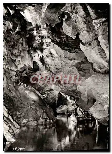 Moderne Karte Grottes de Betharram La Riviere au Debarcadere