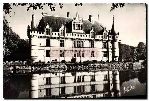 Cartes postales moderne Azay Le Rideau La facade sud du Chateau et son reflet dans la Piece d&#39eau