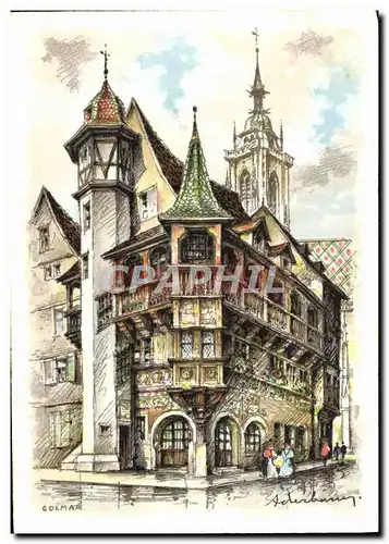 Cartes postales moderne Colmar La Maison Pfister