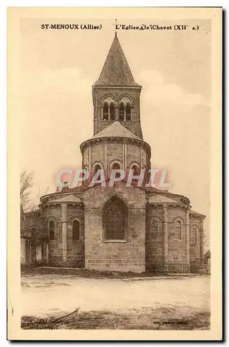 Cartes postales St Menoux L&#39Eglise et le Chevet