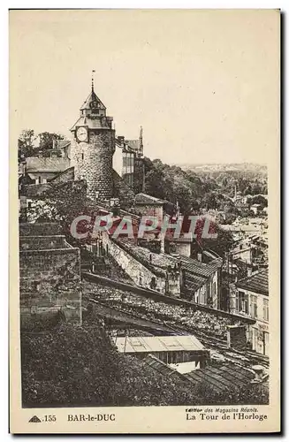 Cartes postales Bar le Duc La Tour de l'Horloge