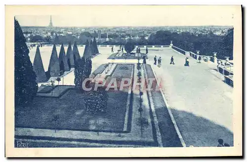 Cartes postales Parc de Saint Gloud Vue Generale de Paris prise de la Terrasse