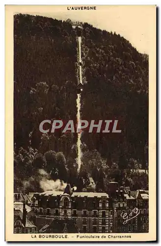 Cartes postales L&#39Auvergne La Bourboule Funiculaire de Charrannes