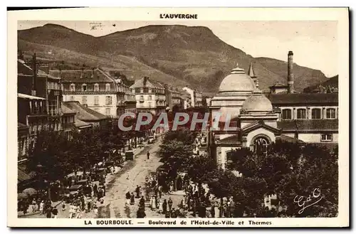 Cartes postales L&#39Auvergne La Boulevard de L&#39Hotel de Ville et Thermes