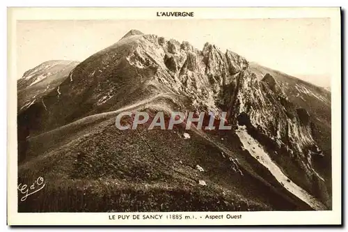 Ansichtskarte AK L&#39Auvergne Le Puy De Sancy Aspect Ouest