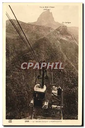 Cartes postales Pic du Midi d&#39Ossau Le teleferique d&#39Artouste