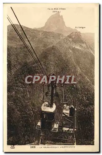 Cartes postales Pic du Midi d&#39Ossau Le teleferique d&#39Artouste