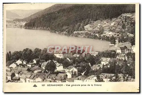 Ansichtskarte AK Gerardmer vue Generale prise de la Creuse