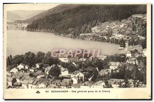 Cartes postales Gerardmer vue Generale prise de la Creuse