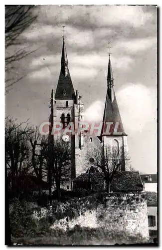 Moderne Karte Dourdan L&#39Eglise Saint Germain vue des Remparts