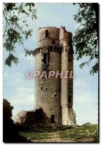 Cartes postales moderne Montlhery La Tour et les ruines d'un Chateau