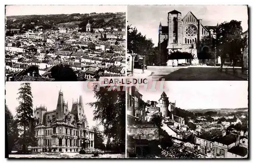 Cartes postales moderne Bar Le Duc Vue generale Eglise St Jean Chateau Marbeaumint Tour de l'horloge