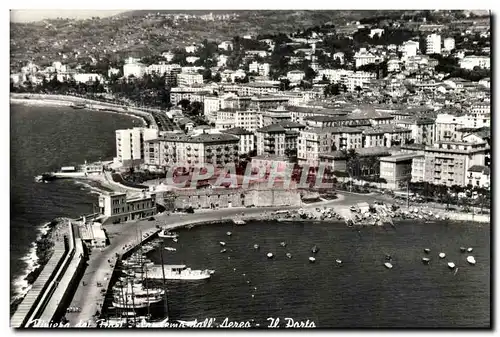 Cartes postales moderne Riviera del Fiori Sanremo dall Aereo il porto