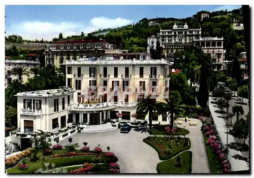 Moderne Karte Riviera dei Flori Bordighera Grandi Alberghi