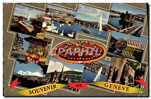 Cartes postales moderne Souvenir Geneve