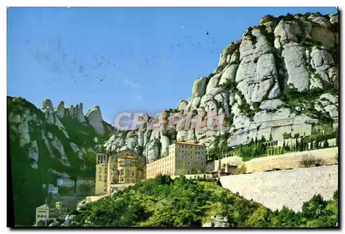 Cartes postales moderne Montserrat Vista principal de la Montana