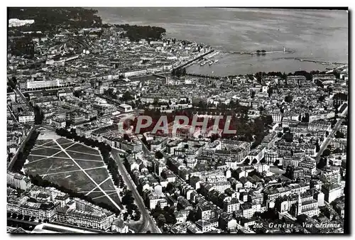 Cartes postales moderne Geneve vue aerienne