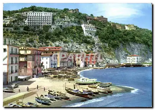 Cartes postales moderne Sorrento Marina grande a Alberghi