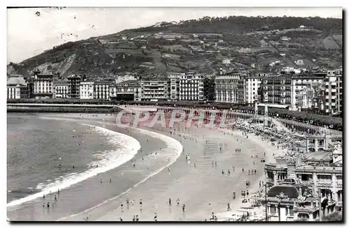 Moderne Karte San Sebastian Playa de La Concha