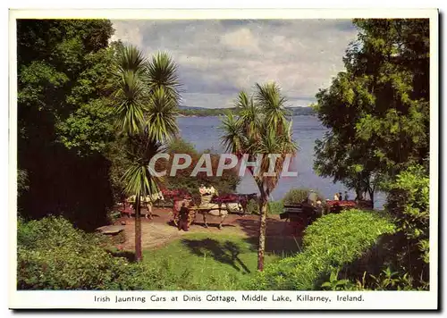 Cartes postales moderne Irish Jaunting Cars at Dinis Cottage Middle Lake Killarney Ireland
