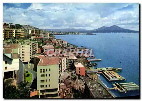 Moderne Karte Napoli Panorama