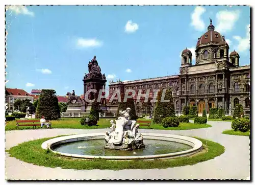 Moderne Karte Wien Museum mit Mario Theresia Denkmal