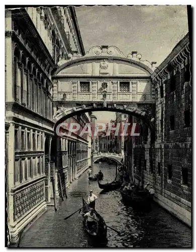 Cartes postales moderne Venezia Le pont des soupirs