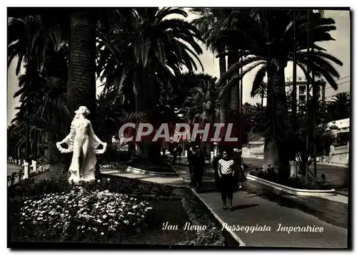Cartes postales moderne San Remo Promenade Imperatrice