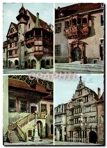 Cartes postales moderne Colmar Maison Pfister Ancien siege de justice Escalier de l&#39ancienne Douane Maison des TEtes