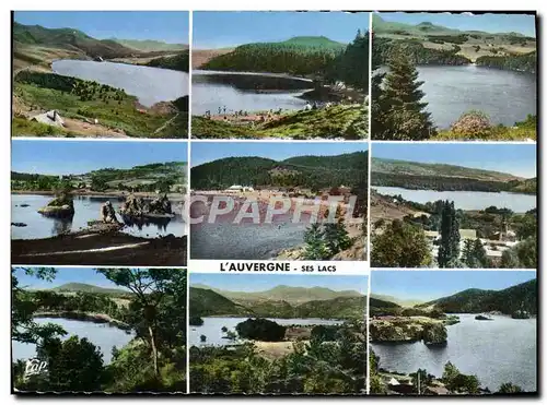 Cartes postales moderne L&#39Auvergne Ses Lacs Guery Serviere Pavin Cassiere Chambon Aydat Gour de Tazenat