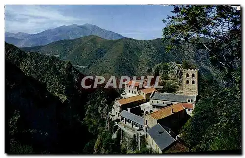 Cartes postales moderne Le Roussillon L'abbaye De St Martin Du Canigou Aux Environs De Vernet Les Bains