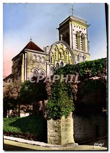 Moderne Karte Vezelay La Basilique Et La Maison Romane