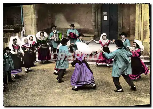 Cartes postales moderne Le Limousin Pittoresque Danses limousines Les Chainettes Folklore