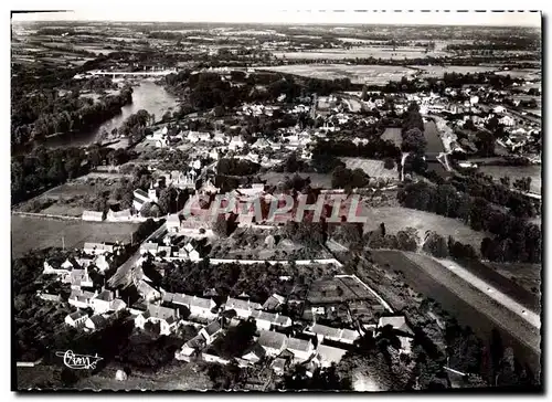 Moderne Karte Diou Vue Generale Aerienne La Loire Et Le Canal