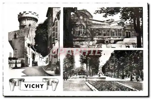 Cartes postales moderne Vichy La tour de l&#39horloge Le casino