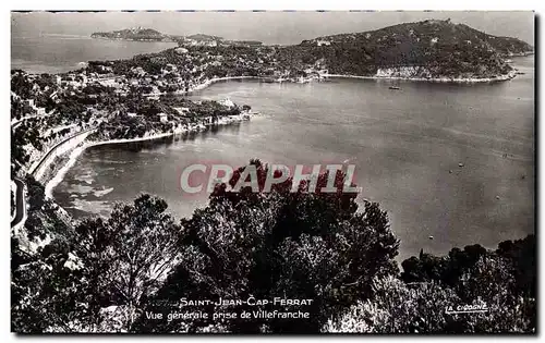 Cartes postales moderne Saint Jean Cap Ferrat Vue Generale Prise De Villefranche