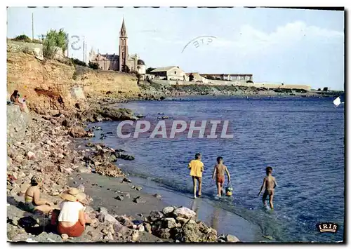 Cartes postales moderne Sete Plage Et Eglise De la Corniche