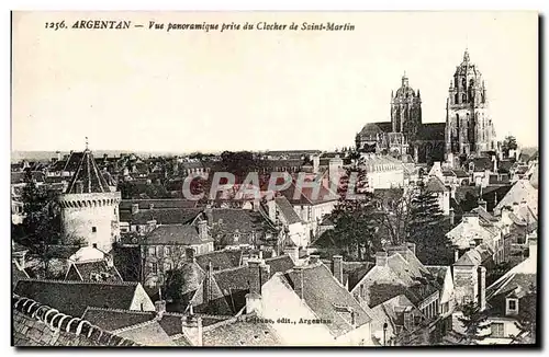 Cartes postales Argentan Vue Panoramique Prise Du Clocher De Saint Martin