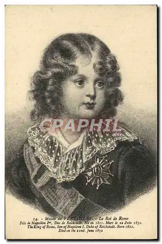 Cartes postales Musee De Versailles Le Roi De Rome Fils De Napoleon 1er Duc de Reichstadt