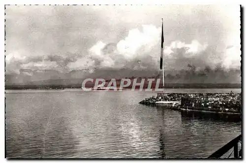 Cartes postales moderne Hermancia La Jetee Et Le Jura Bateau