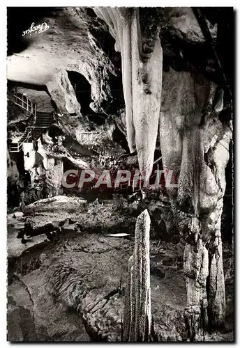 Cartes postales moderne Grottes De Betharram Colonne En Formation