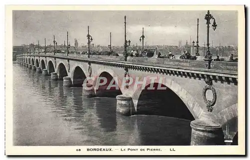 Cartes postales Bordeaux Le Pont De Pierre