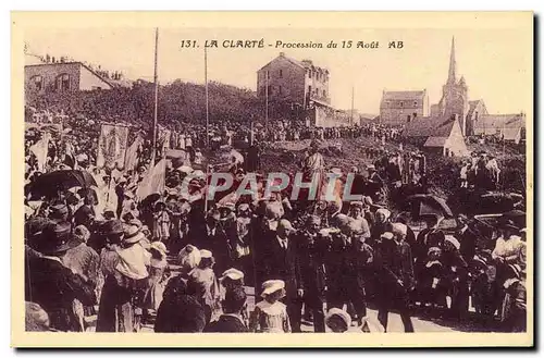 Cartes postales La Clarte Procession Du 15 aout Folklore Perros Guirec