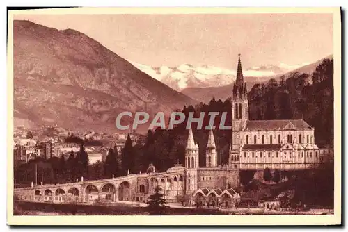 Cartes postales Lourdes La Basilique