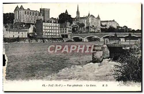 Cartes postales Pau Vue Generale Le Gave